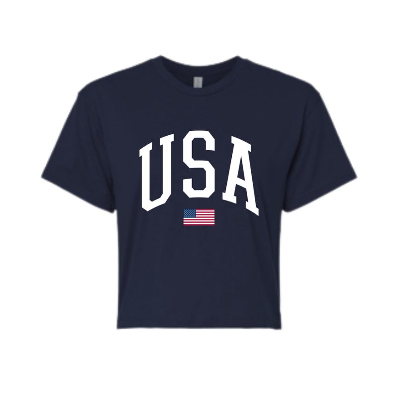 Classic USA Oversized Crop