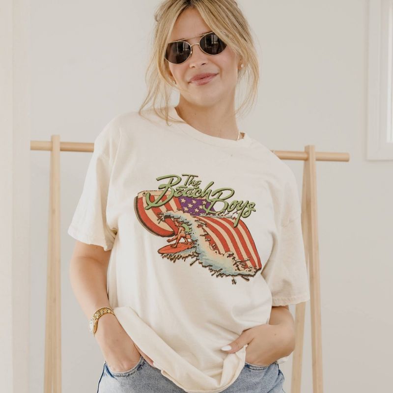 Beach Boys USA Thrifted Tee