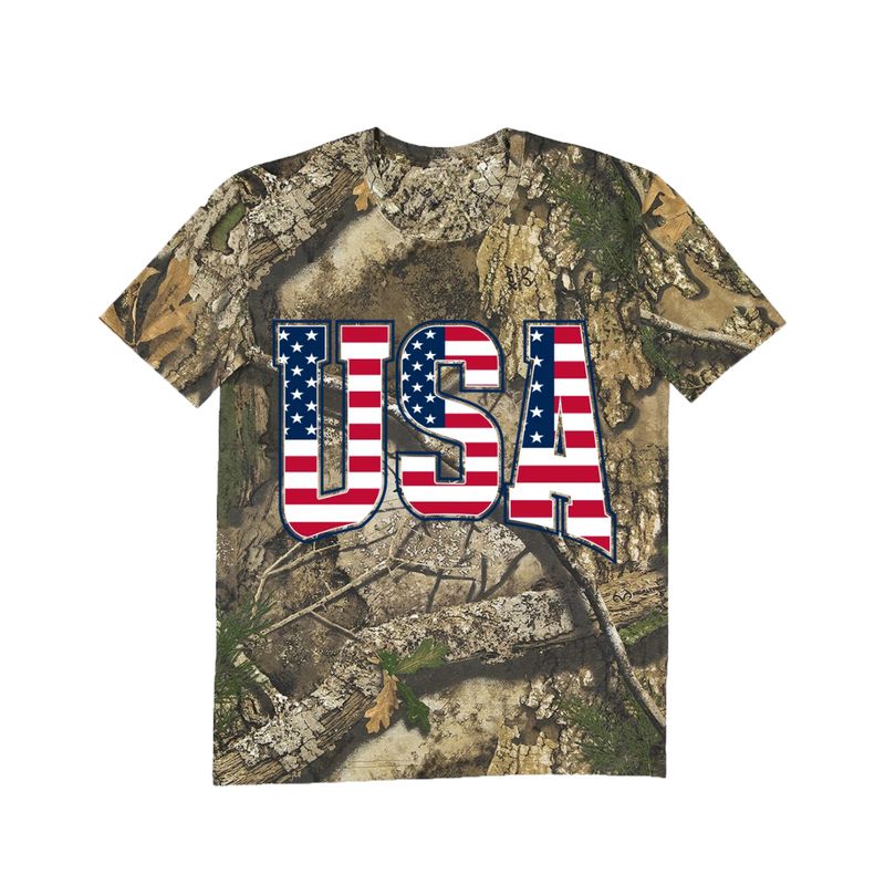 USA Realtree Camo Tee