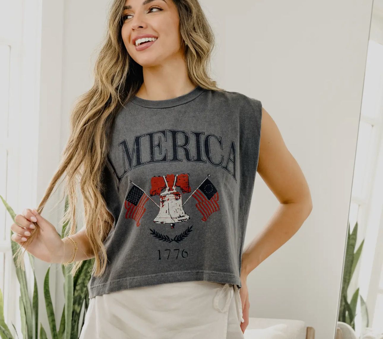 America Boxy Tank