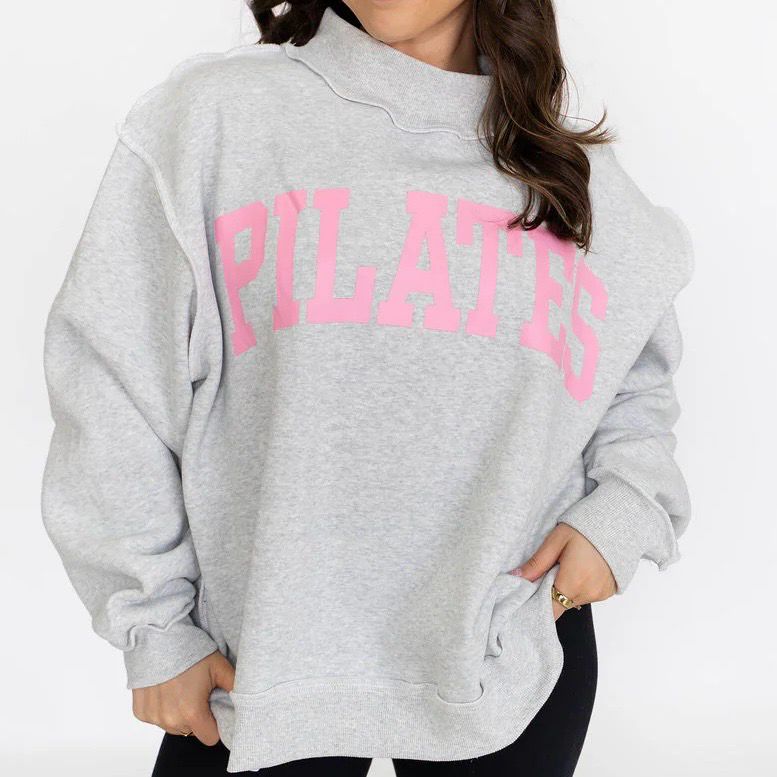 Pilates Reversible Mock Neck Sweatshirt