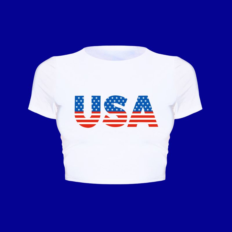USA Retro Crop