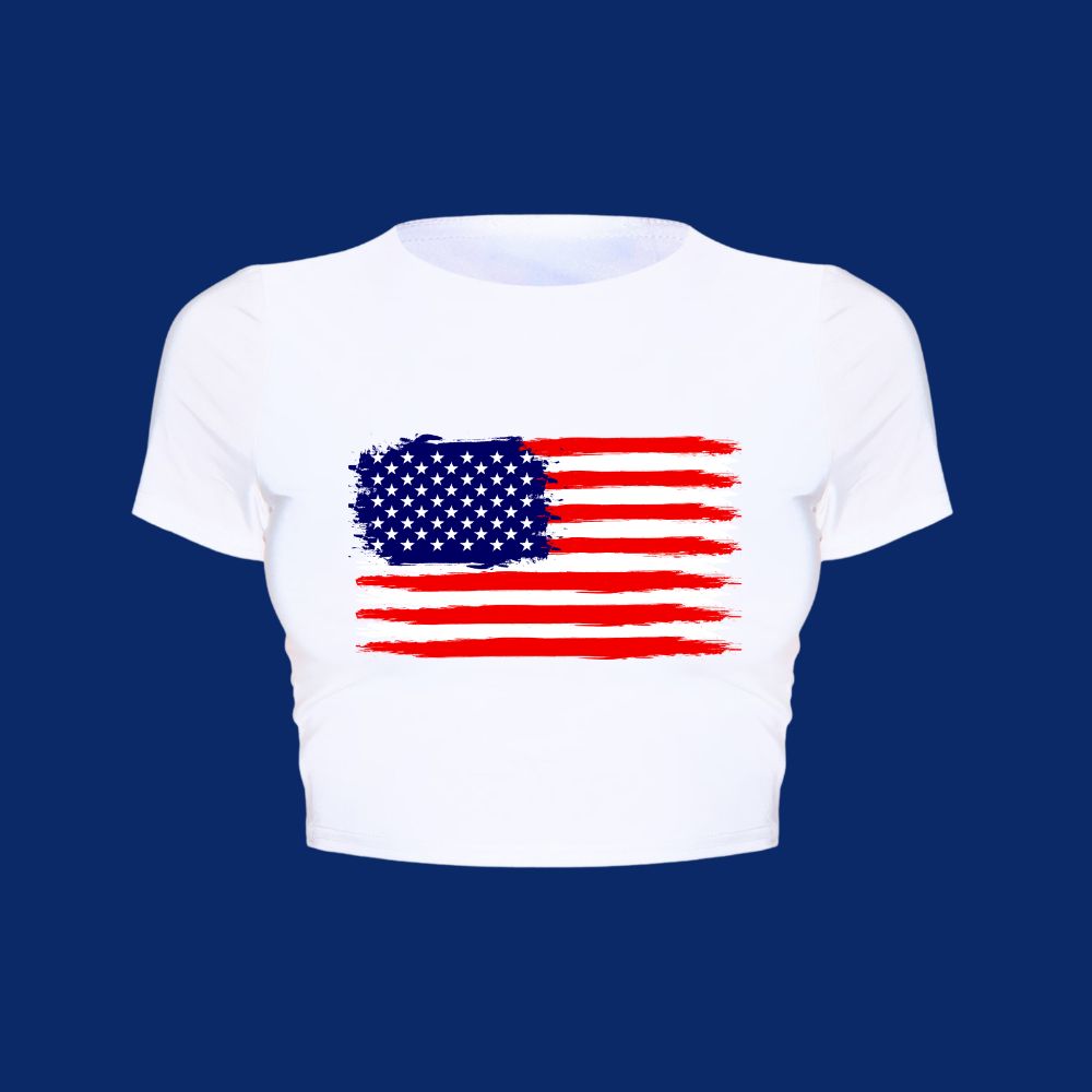 USA Flag Crop