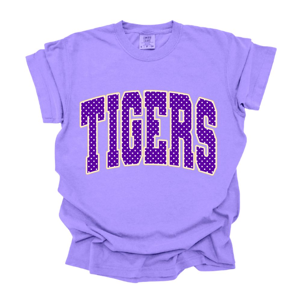 LSU Tigers Purple Polka Dot Tee
