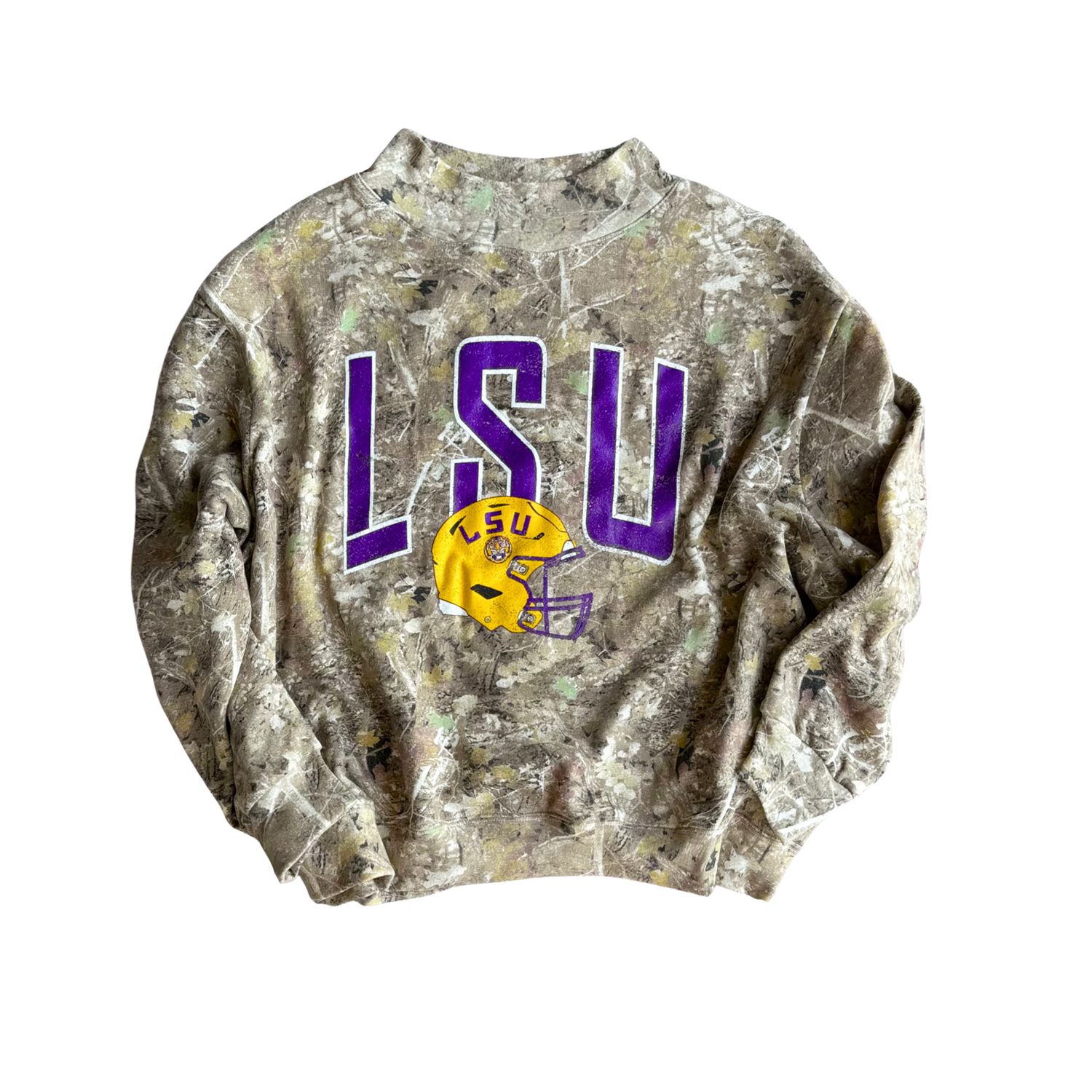 Camo LSU Mockneck