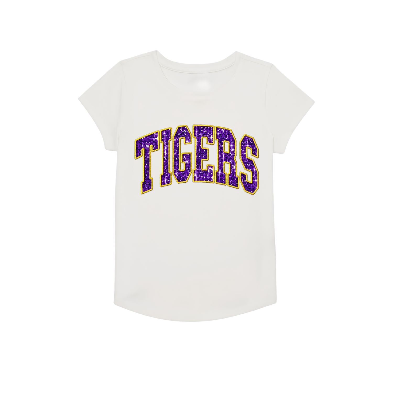 Tigers Sparkly Bling Youth Tee