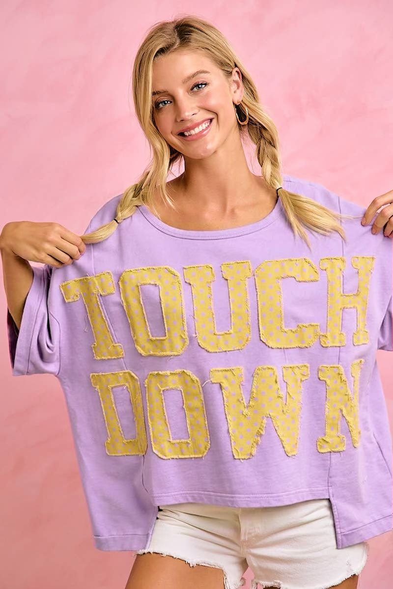 Touch Down Dolman Top
