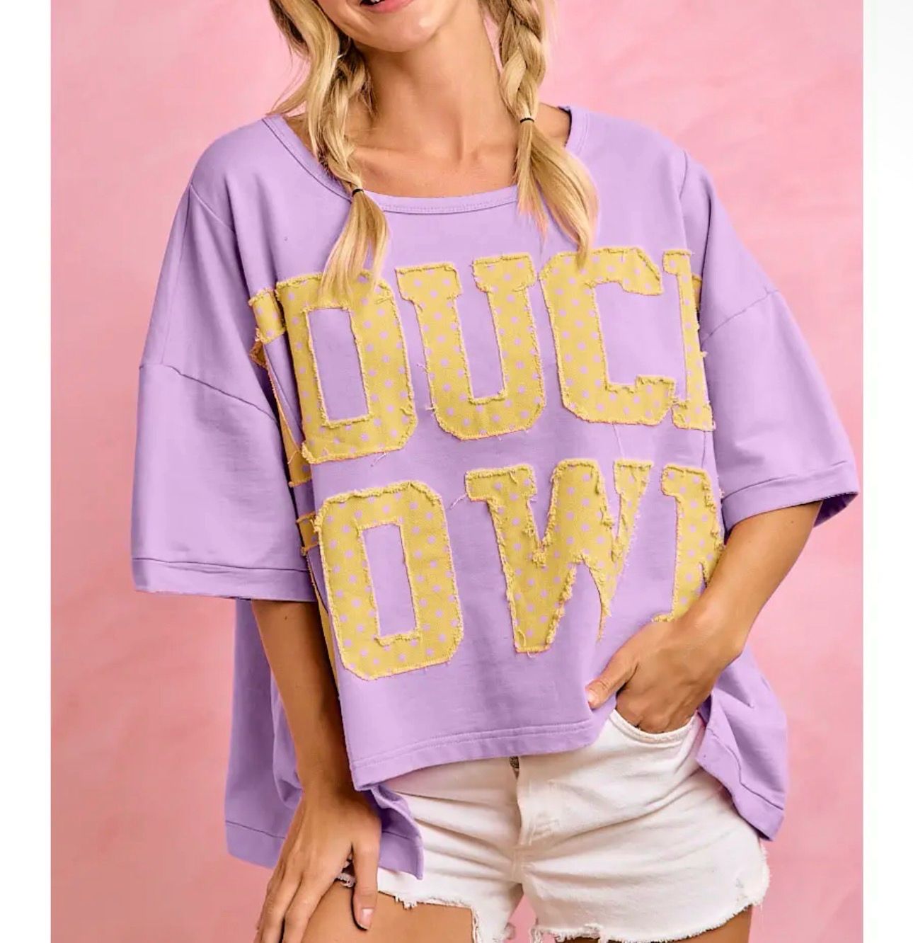 Touch Down Dolman Top