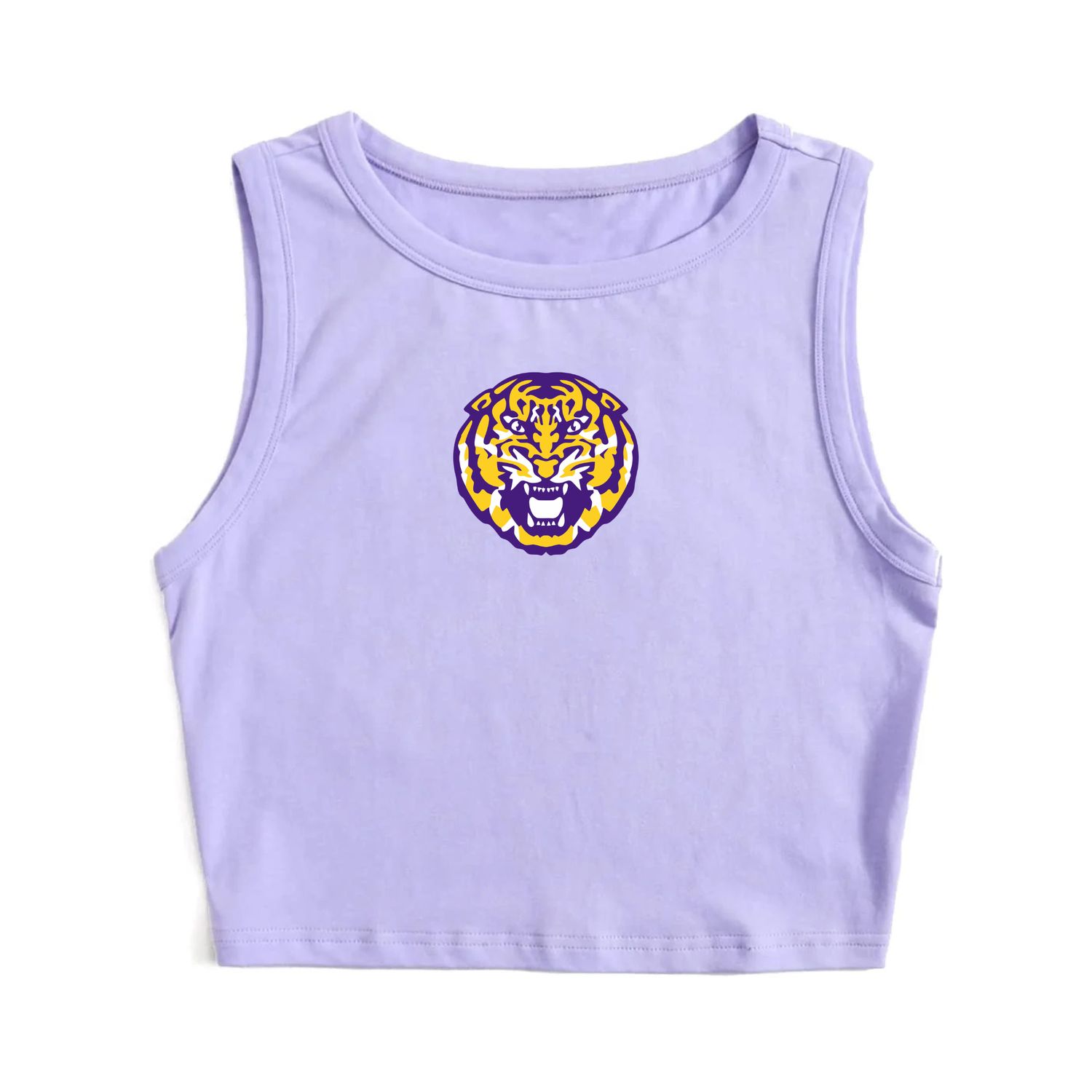 Lavender Tiger Cropped Tank