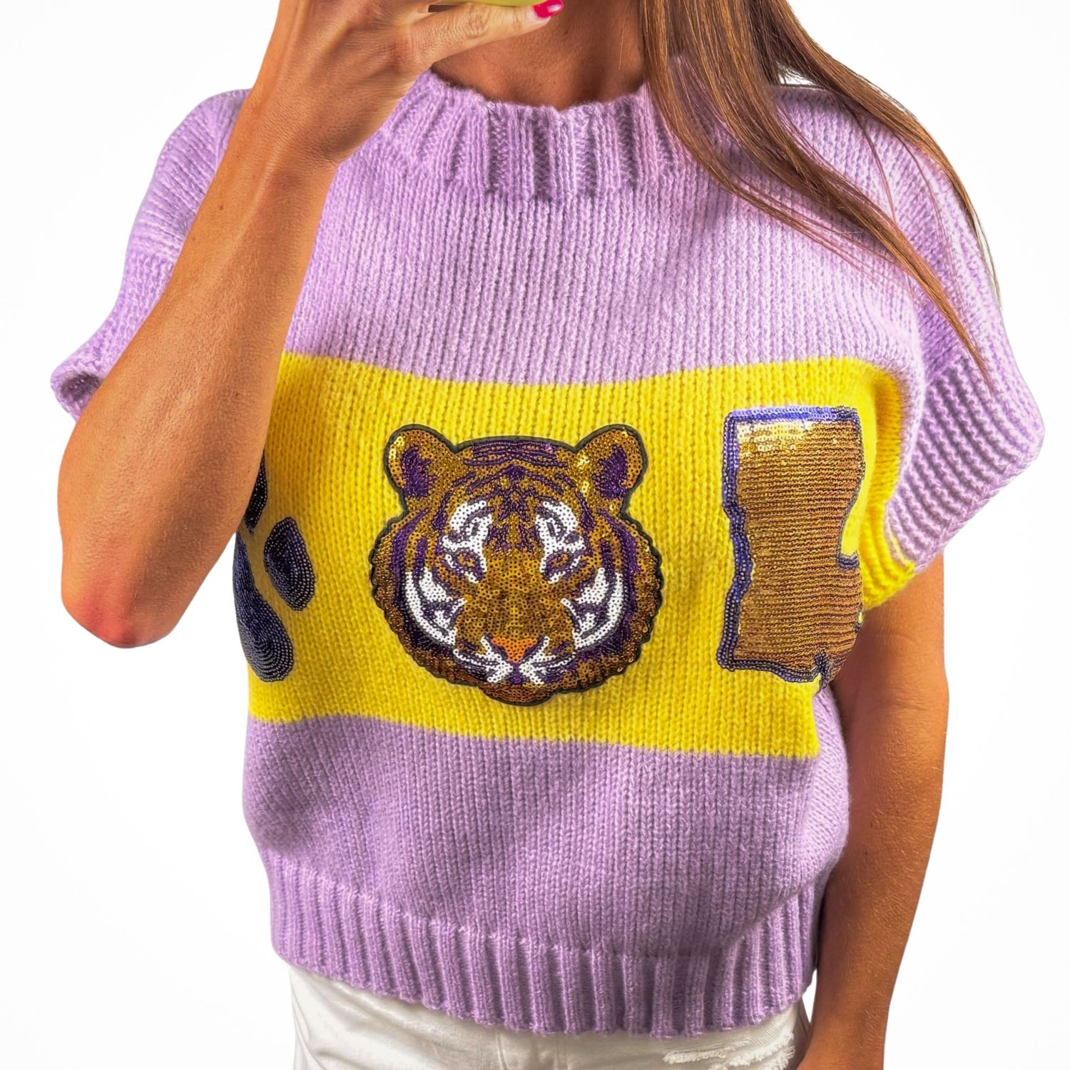 Louisiana Love Sequin Top