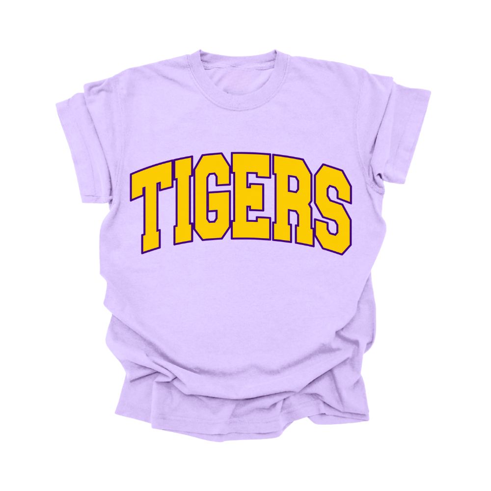 Lavender Tigers Vintage Wash Tee