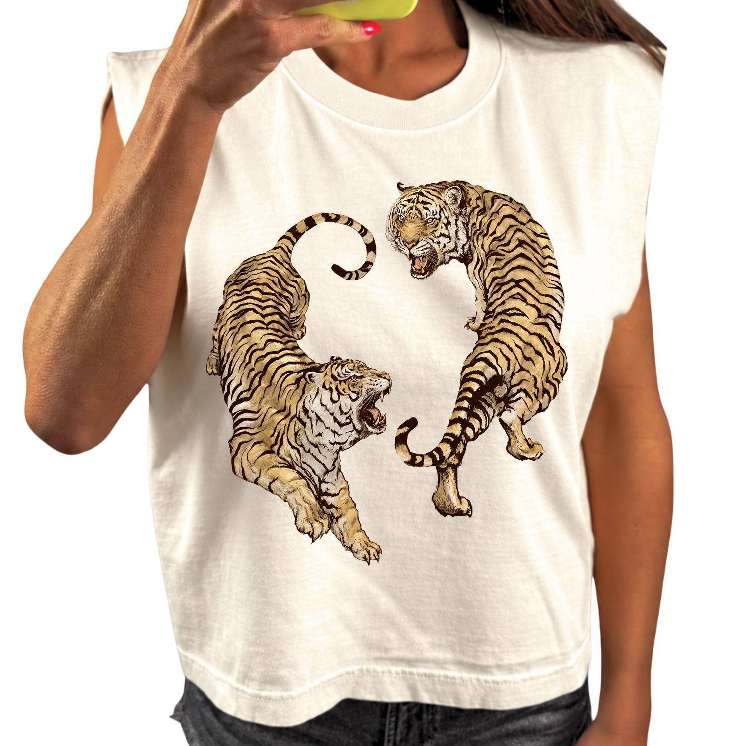 Fighting Tigers Muscle Tee