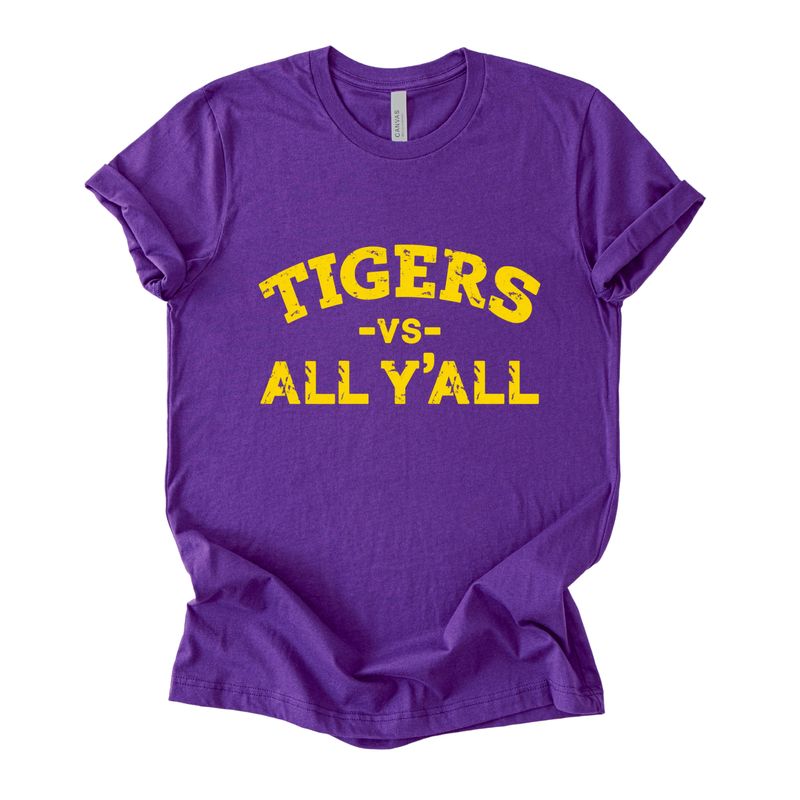 Tigers Vs. All Yall Unisex Tee