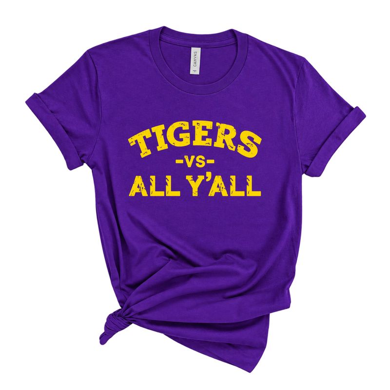Tigers Vs. All Yall Unisex Tee
