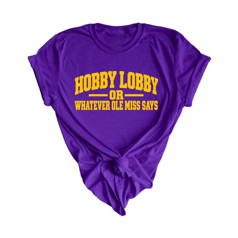 Hobby Lobby Ole Miss T-Shirt