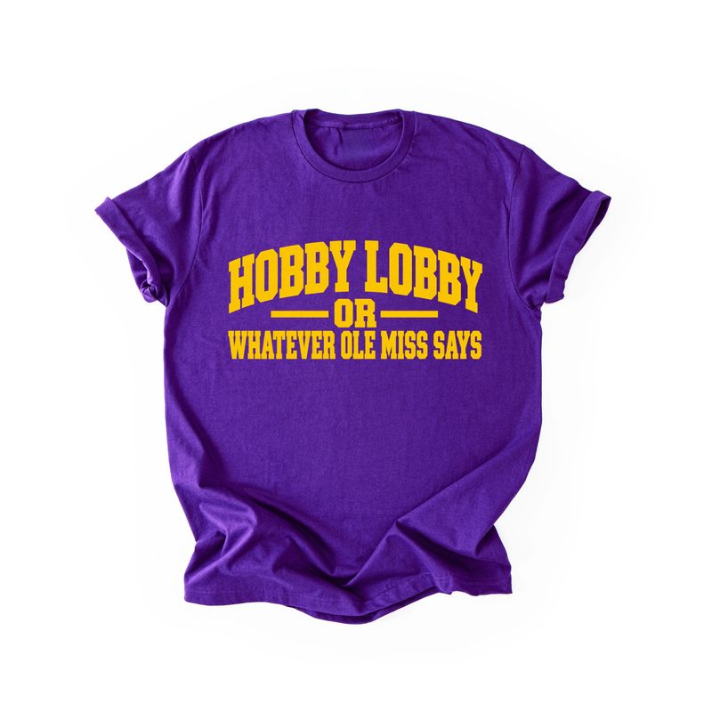 Hobby Lobby Ole Miss T-Shirt
