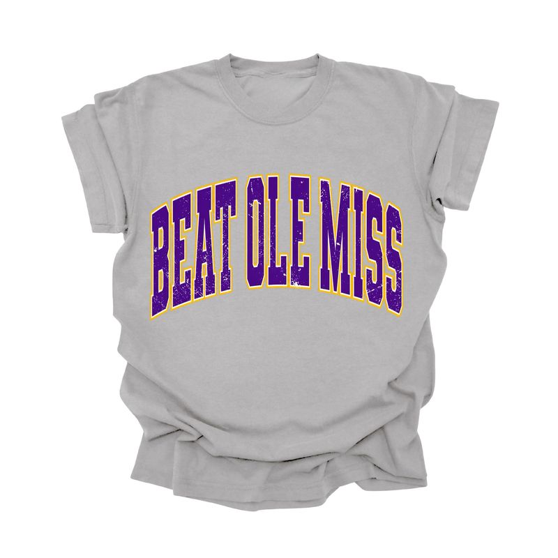 Beat Ole Miss Tee - Silver