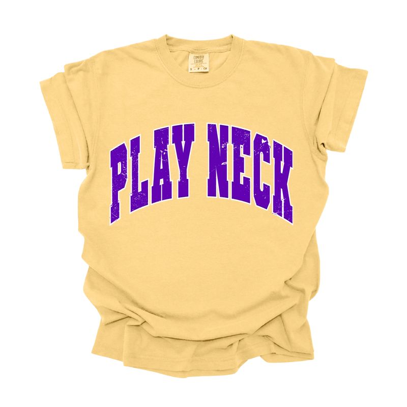 Play Neck Vintage Wash Tee