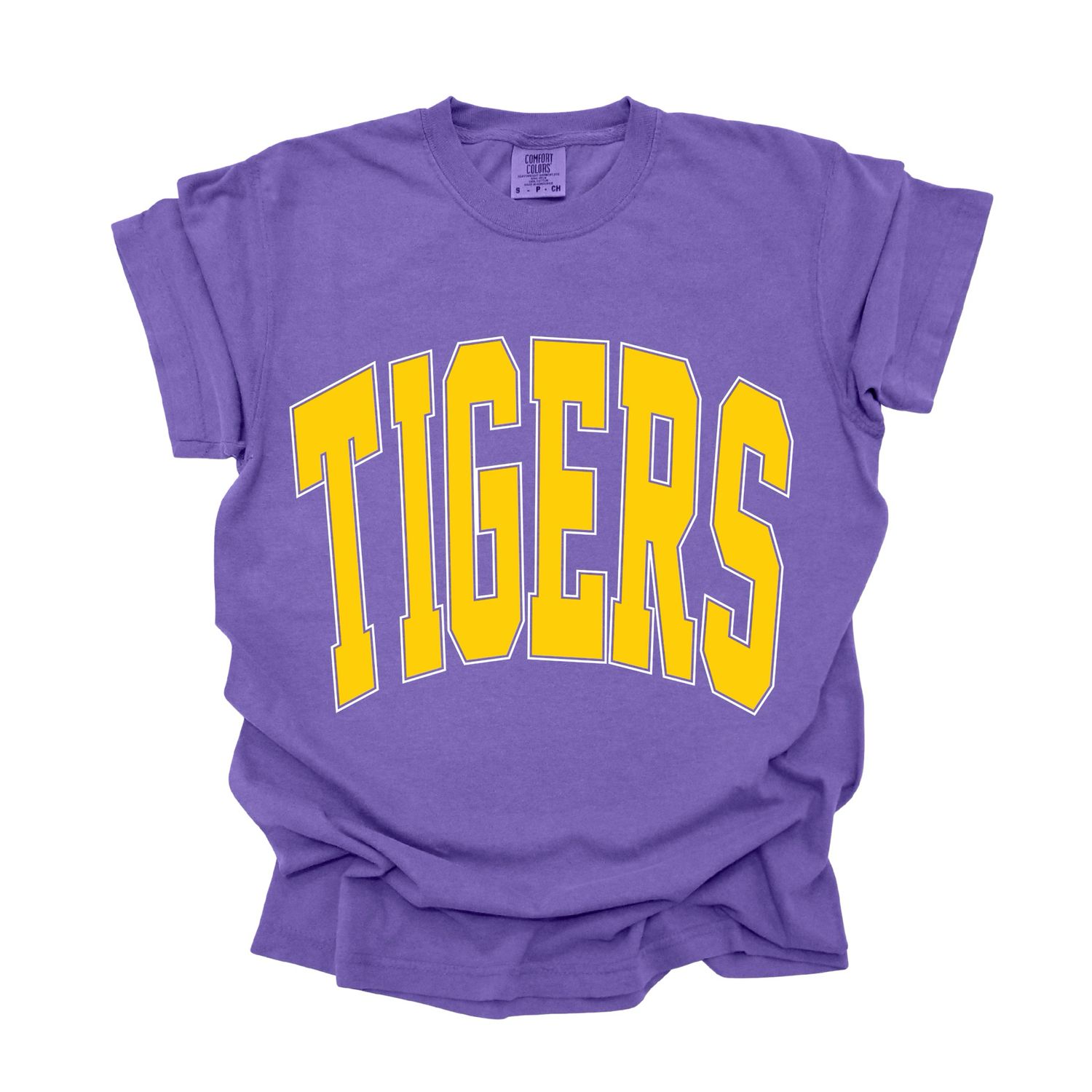 Tigers Varsity Comfort Colors Tee