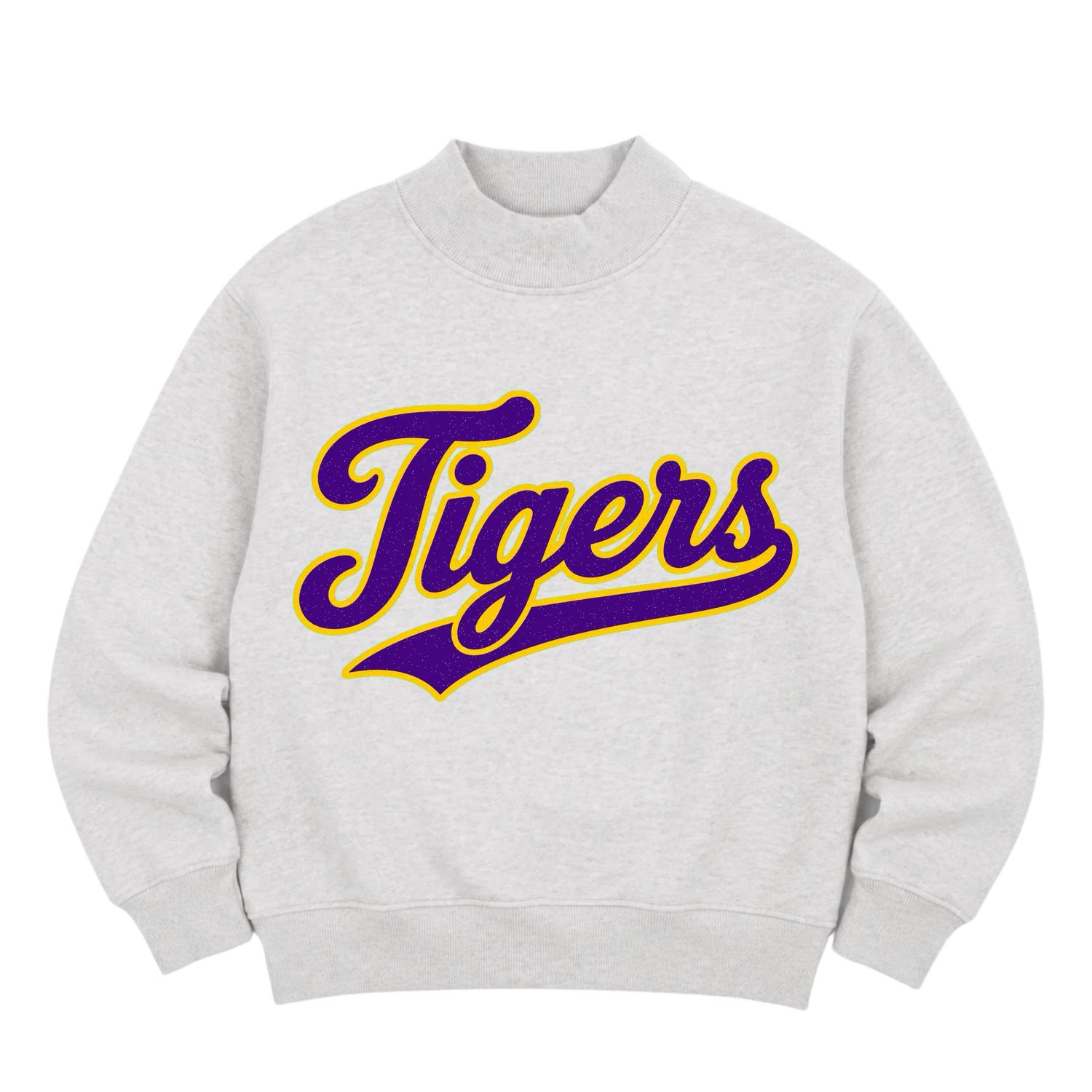 Tigers Varsity Mock Neck Sweatshirt