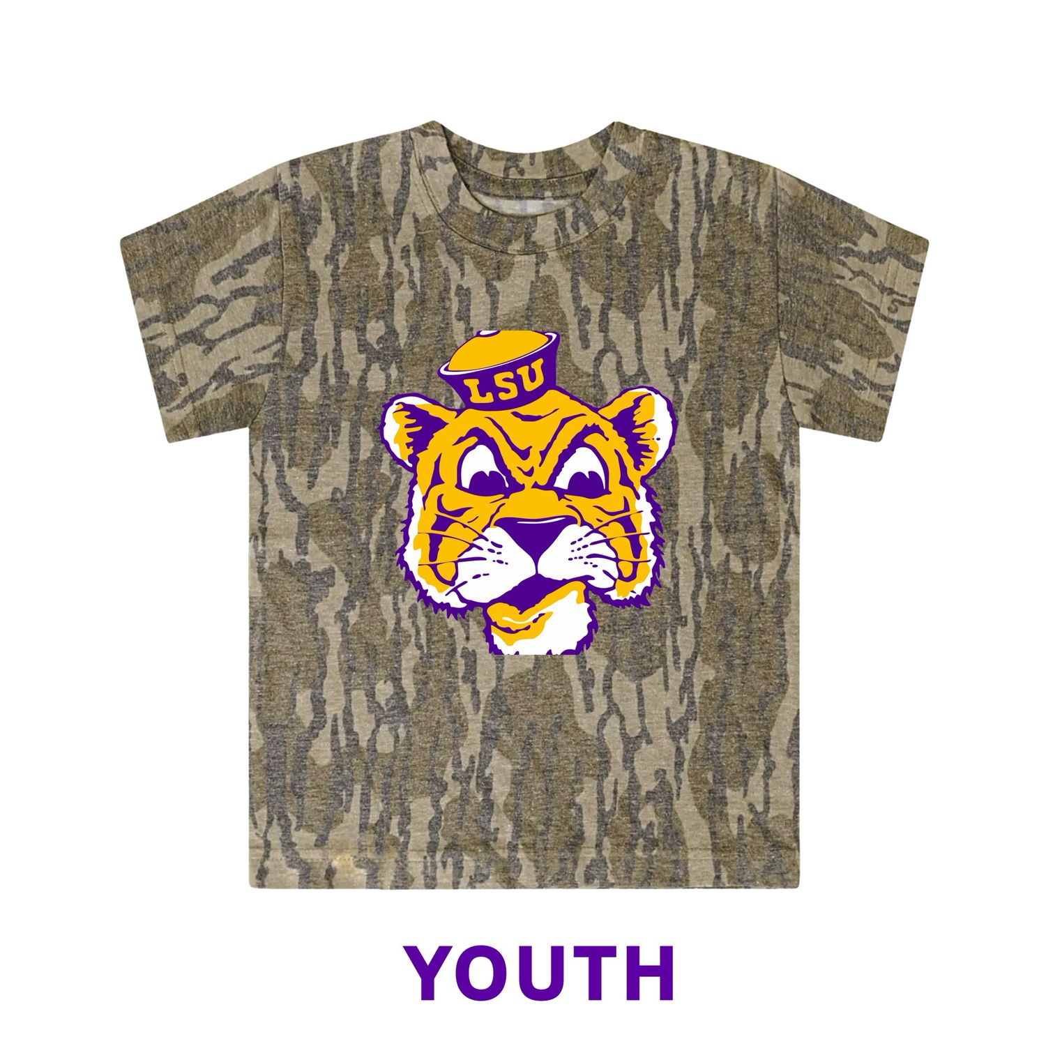 Youth Mossy Oak Camo Mascot Tee
