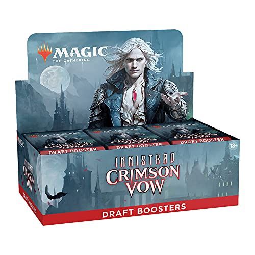 Magic: the Gathering Innistrad: Crimson Vow Draft Booster Box | 36 Packs + Dracula Box Topper (541 Magic Cards)