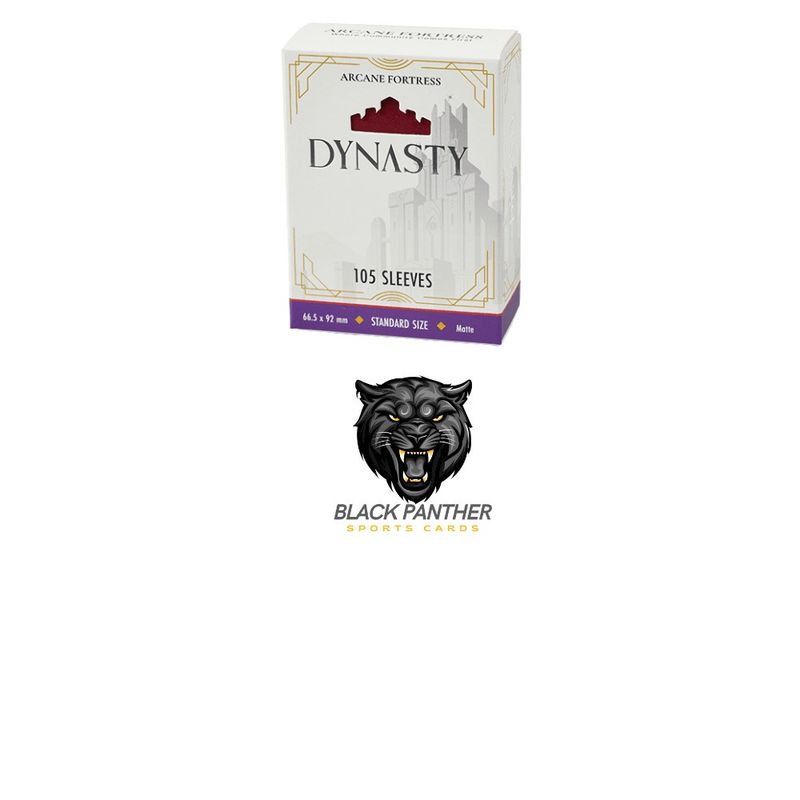 Arcane Fortress Standard Matte Card Sleeves - CRIMSON RED