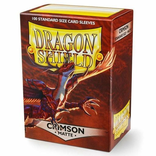 Dragon Shield Crimson Matte Sleeves