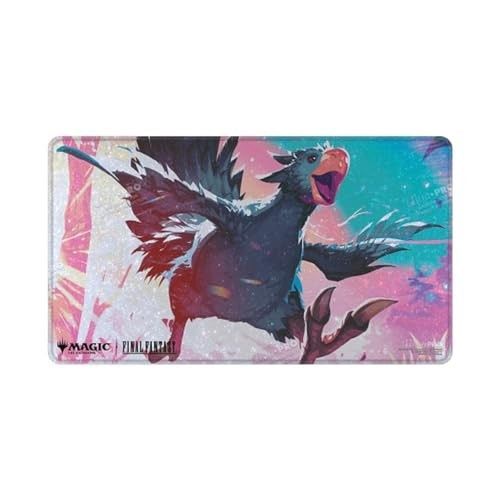Magic: the Gathering Final Fantasy Traveling Chocobo (Black) Holofoil Playmat