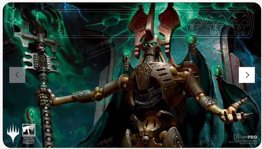 Warhammer 40K Commander Szarekh, the Silent King Standard Gaming Playmat for Magic: The Gathering