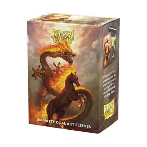 Dragon Shield Dual Matte Standard Sleeves Fire Horse