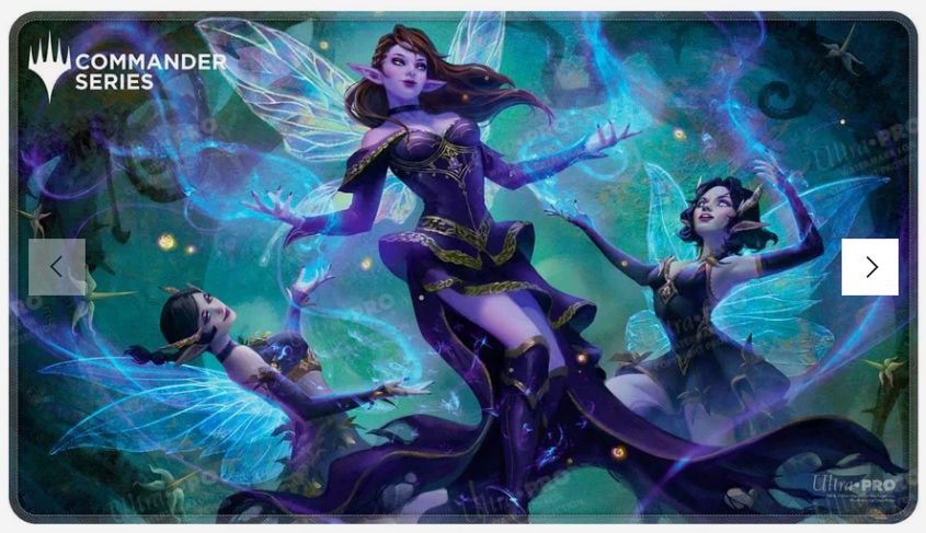 Commander Series #8 Alela, Cunning Conqueror Stitched Playmat for Magic: The Gathering