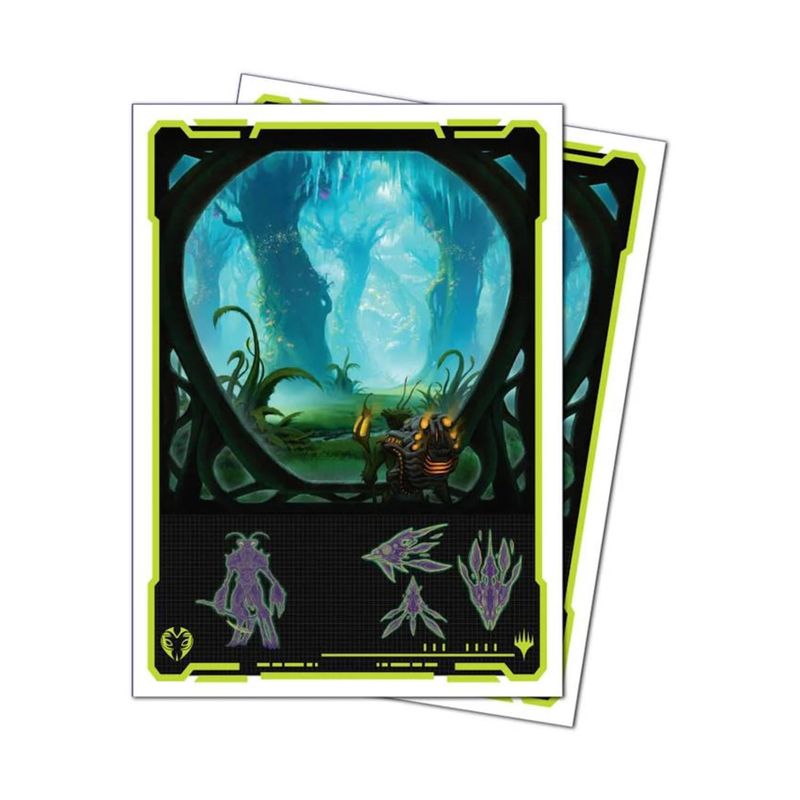 Apex Sleeves - Green Mythic - Edge of Eternities