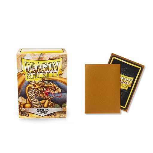 Dragon Shield Gold Matte Sleeves