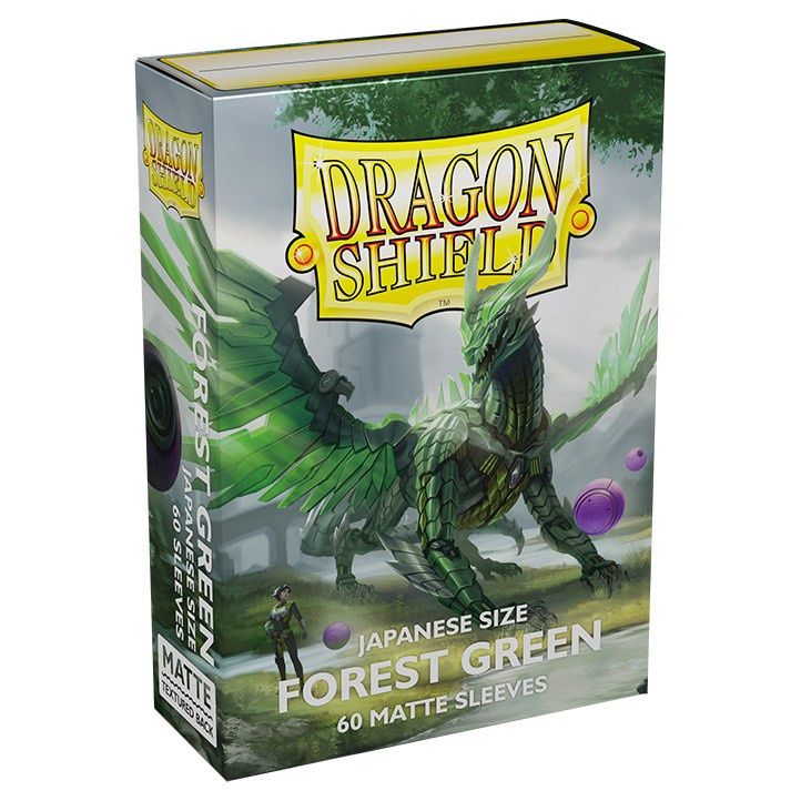 Dragon Shield Japanese Forest Green Matte Sleeves