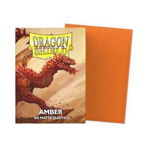 Dragon Shield Amber Matte Sleeves