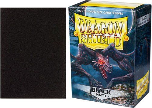 Dragon Shield Card Sleeves Matte Black