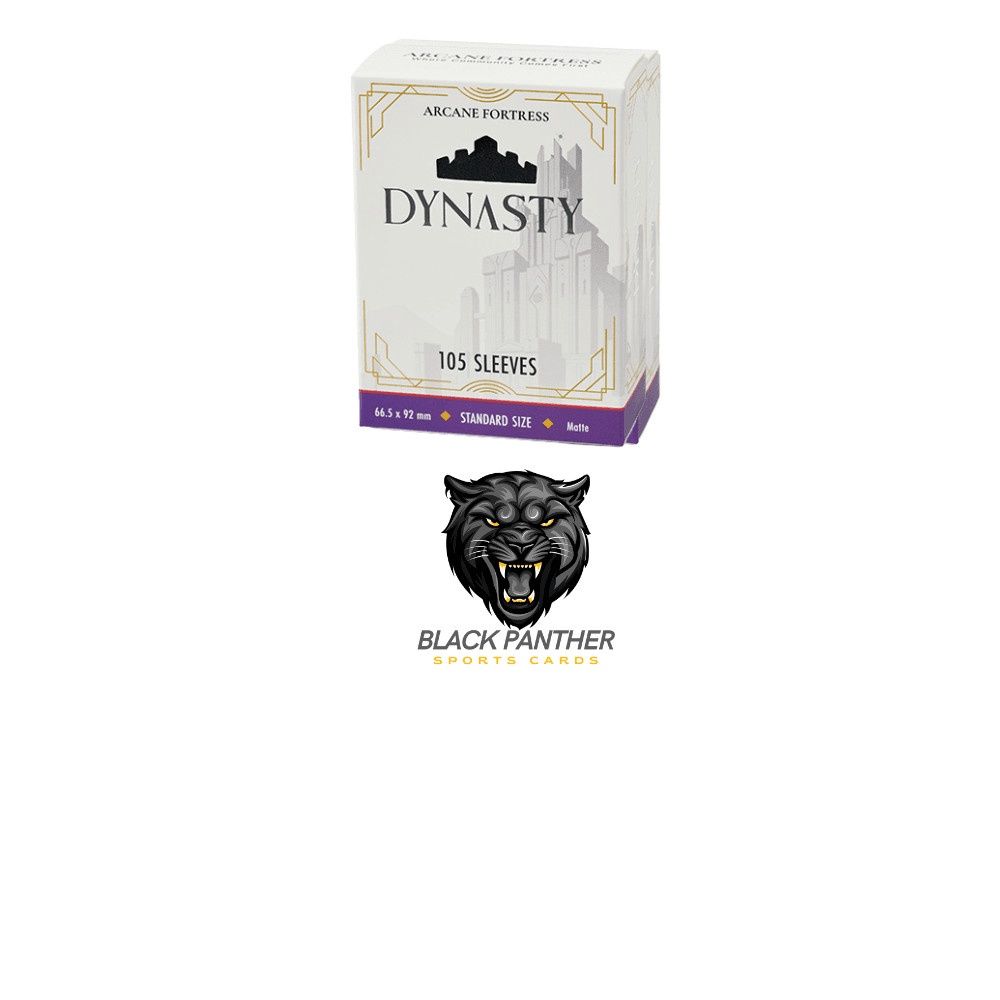 Arcane Fortress Standard Matte Card Sleeves - SHADOW BLACK 105 SLEEVES