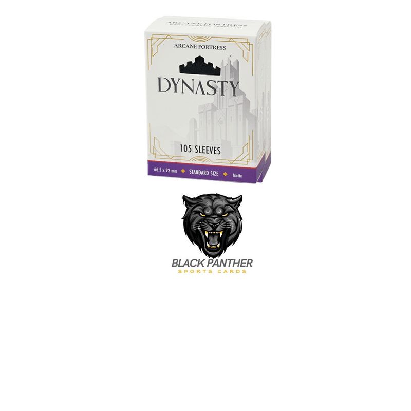 Arcane Fortress Standard Matte Card Sleeves - SHADOW BLACK