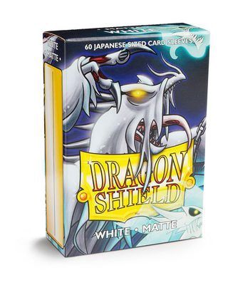 Dragon Shield Japanese White Matte Sleeves