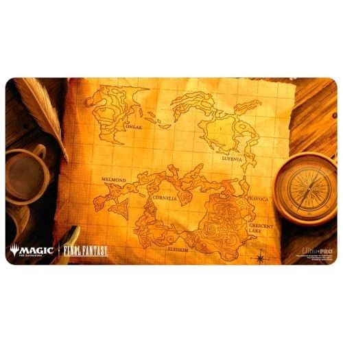 Ultra PRO - Final Fantasy X Universes Beyond World Map Playmat for Magic: the Gathering | Card Game Playmat, Final Fantasy Collectibles, Desk Mat Mous