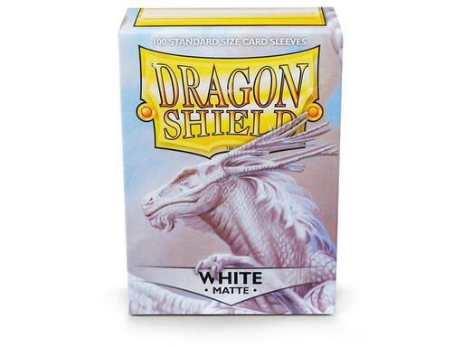 Dragon Shield Sleeves White Matte