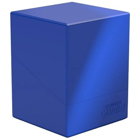 Ultimate Guard Boulder Solid 100+ Deck Case for 100 Double-Sleeved TCG Cards Blue