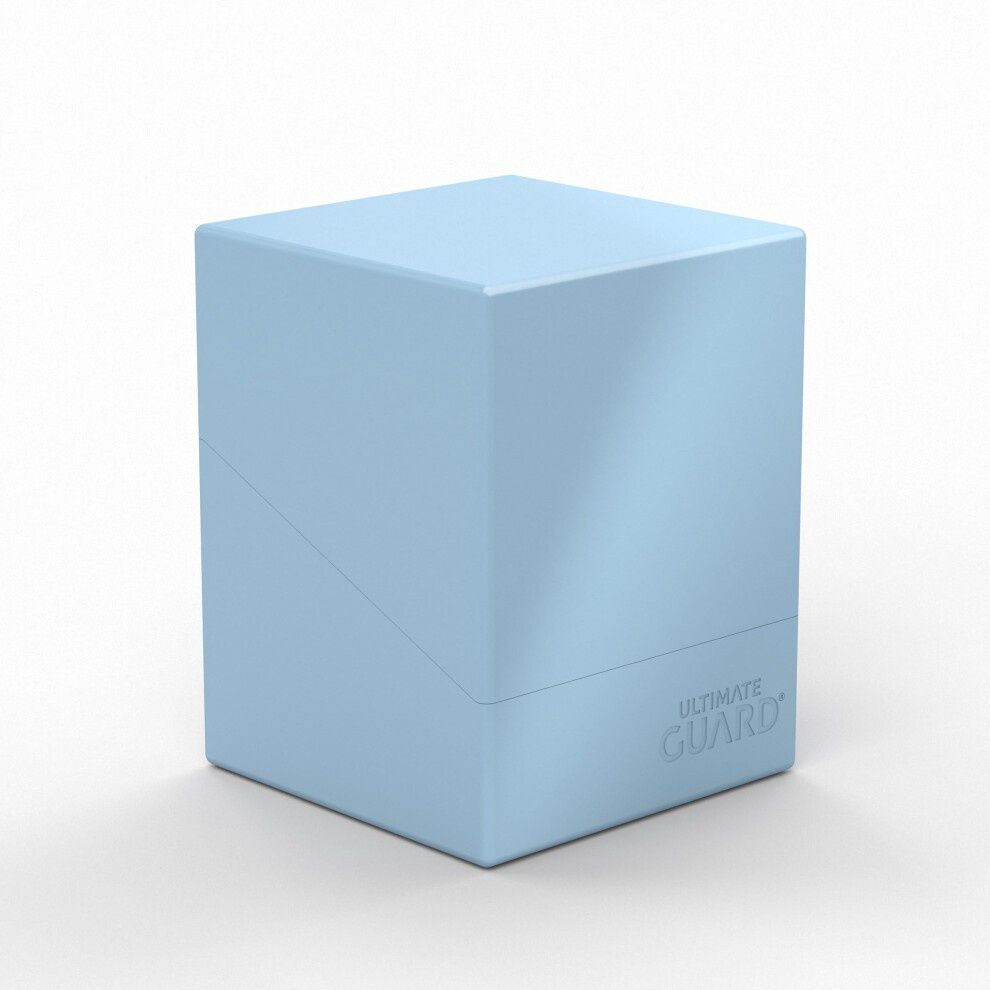 Ultimate Guard Boulder Solid 100+ Deck Case for 100 Double-Sleeved TCG Cards Baby Blue