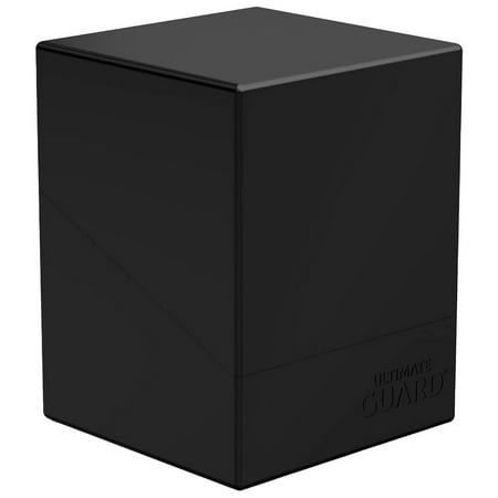 Ultimate Guard Boulder Solid 100+ Deck Case for 100 Double-Sleeved TCG Cards Black
