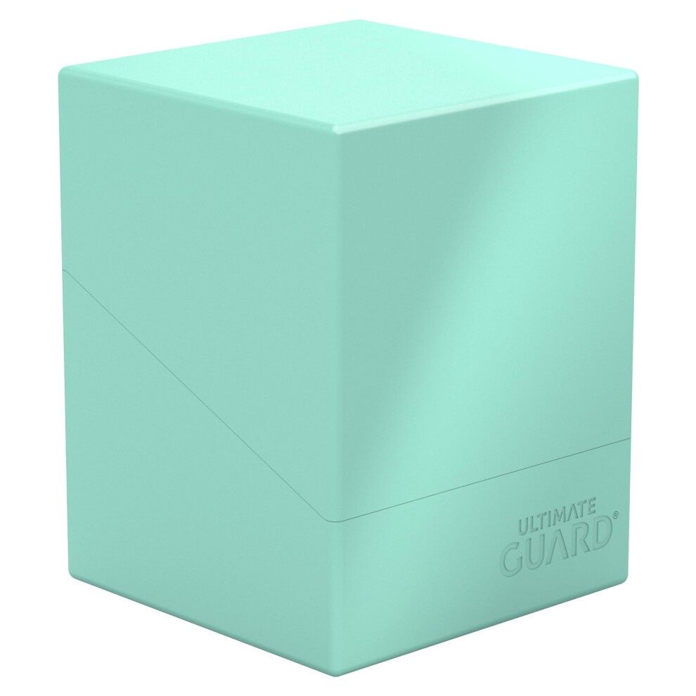 Ultimate Guard Boulder Solid 100+ Deck Case for 100 Double-Sleeved TCG Cards Mint Green