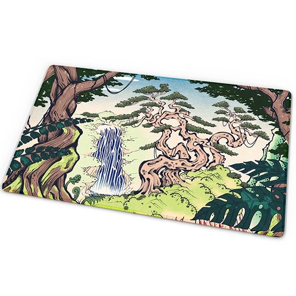 Playmat: Ukiyo-e- Verdant Sanctuary (24" x 14")