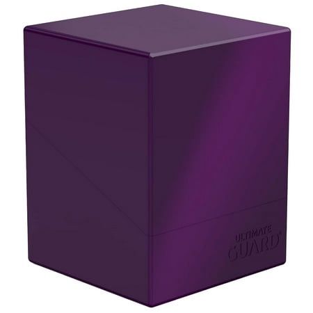 Ultimate Guard Boulder Solid 100+ Deck Case for 100 Double-Sleeved TCG Cards Purple