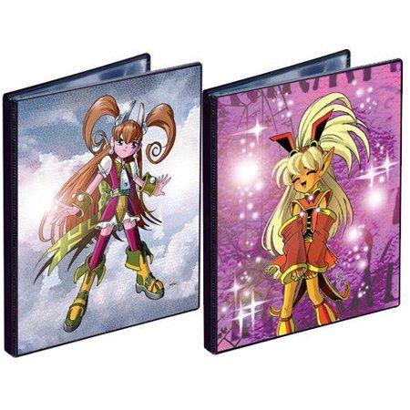 4 Pocket Portfolio Trading Card Binder / Album Portfolio - Sunny Skylar &amp; Sonny Skylar