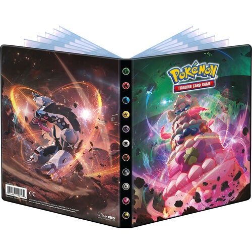 Pokemon TCG - 4 Pocket Portfolio Album - ALCREMIE VMAX &amp; OBSTAGOON (Holds 80 Cards)